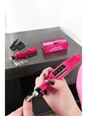 Nasır Temizleyici Manikür Pedikür Seti Elektrikli Usb Girişli