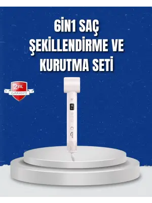 Negatif İyon Teknolojili 6-in-1 Profesyonel Saç Şekillendirici