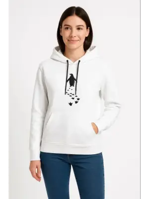 Göz Alıcı Oversize Kapüşonlu Sweatshirt