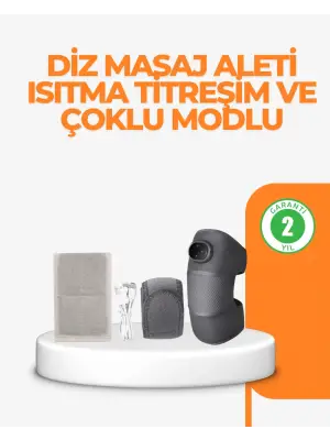 Ntc Isı Kontrollü Diz Masaj Aleti Titreşim Ve Isı Terapisi