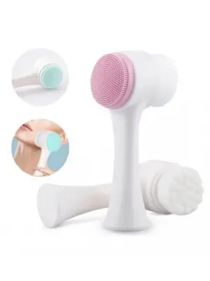 Ocean Çift Taraflı Cilt Ve Yüz Temizleme Fırçası