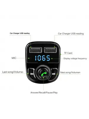 Omarı Akıllı Bluetooth Araç Kiti FM Transmitter