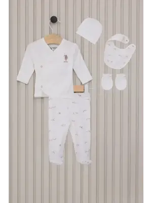 Omarı Bebek 5li Hatane Çıkış Seti Krem Seçenekleriyle