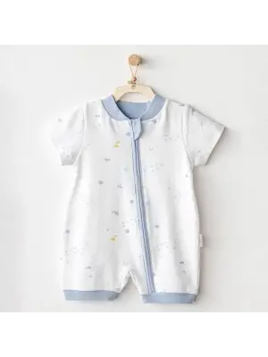 Omarı Deniz Temalı Bebek Tulumu