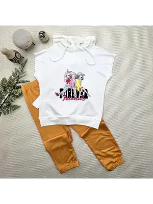 Omarı Enerjik Renklerle 3-5 Yaş Kız Çocuk Takımı