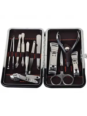 Omarı Etkileyici Profesyonel Manikür Pedikür Seti (12 Parça)