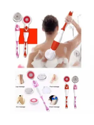 Omarı Hassas Ciltler İçin Vücut Masajı ve Temizlik Duş Fırçası Seti