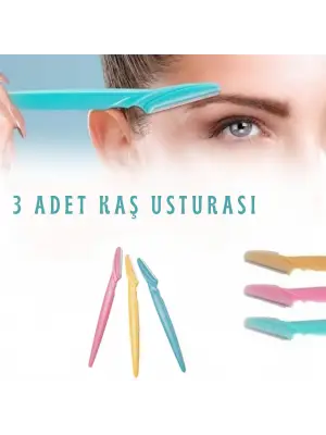 Omarı Hassas ve Etkili Kaş Usturası Seti - Mükemmel Kaşlar İçin İdeal Aracınız