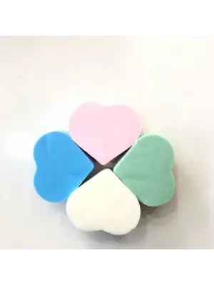 Omarı Kalp Dilimli Makyaj Süngeri Seti