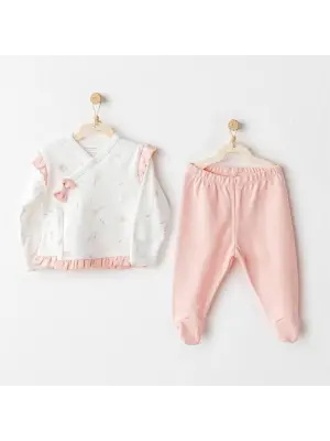 Omarı Love Family 2li Zıbın Set - Şahane Salmon Renk Seçeneğiyle