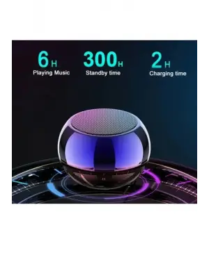 Omarı Metal Hoparlör Şarjlı 4w Bluetooth Speaker Tws Özellikli