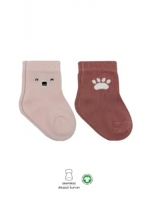 Omarı Rahatlık ve Renk Uyumunu Buluşturan Pembe Penye Soket Çorap Seti