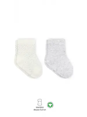 Omarı Rahatlık ve Şıklığı Buluşturan 2li Penye Soket Çorap Seti