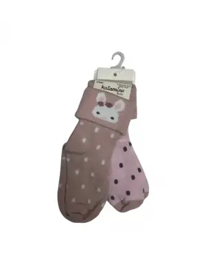 Omarı Sahil Modasında İkonik Çizgiler: 2li Bebek Soket Çorap Asorti