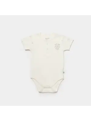 Omarı Sevimli Koala Desenli Kısa Kol Bebek Body