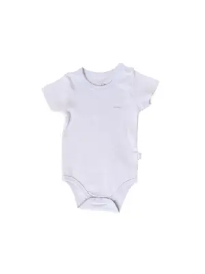 Omarı Şık Beyaz Kısa Kol Body