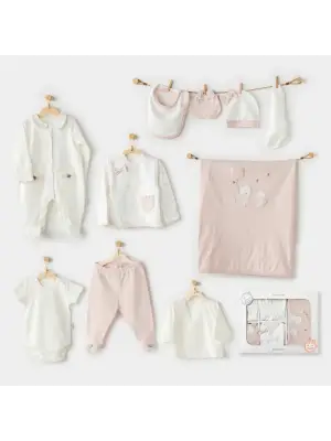 Omarı Şık Ekru Hastane Çıkışı Ballerina Seti