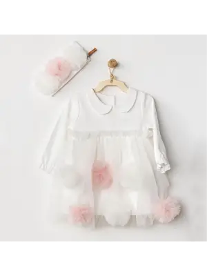 Omarı Şık V Yaka Dantel Detaylı Elbise Takımı