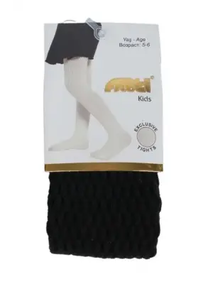 Omarı Sıkı ve Şık Siyah Kız Külotlu Çorap