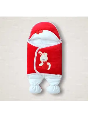 Omarı Yenidoğan Ayıcık Nakışlı Kundak Battaniyesi