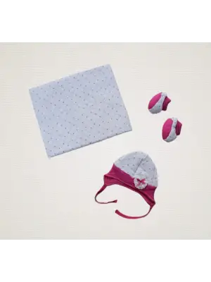 Omarı Yenidoğan Bebek Battaniye Takımı Fuşya