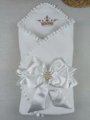 Omarı Yenidoğan Lüks Kundak Bebek Battaniyesi