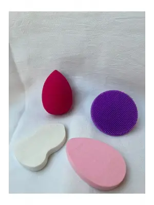 Omarı Yumuşak Cilt Makyaj Süngeri Seti