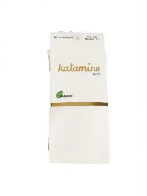 Omarı Yumuşak ve Hafif Bambu Külotlu Çorap - Krem