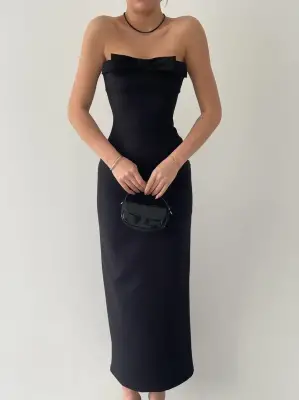 ÖNÜ KURDALELİ KAELM ELBİSE