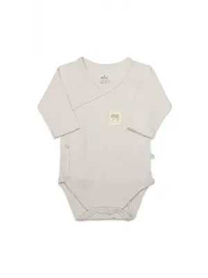 Bej Kruvaze Uzun Kol Body Kadın Giyim