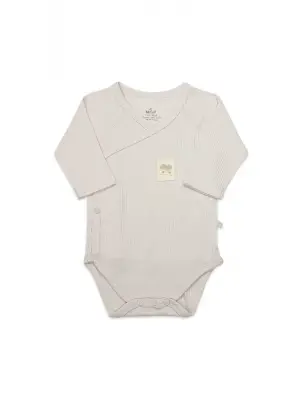 Organic Modal Flying Balloons Kruvaze Uzun Kol Body Bs17121 Bej