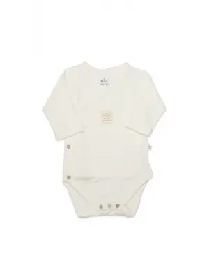 Organic Modal Flying Balloons Kruvaze Uzun Kol Body Bs17121 Ekru