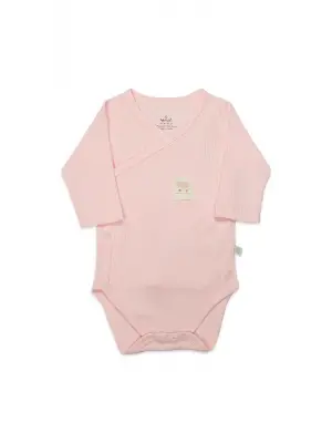 Pembe Kruvaze Uzun Kol Body Kadın Giyim