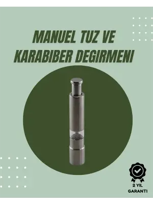 Orta Boy Kararbiber Ve Tuz Öğütücü – Kolay Kullanım, Şık Tasarım