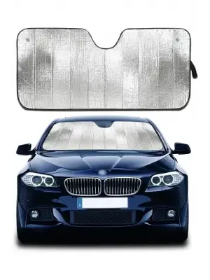 Oto Ön Cam Güneş Koruma Uv Önleyici Katlanabilir Fiat Egea Toyota Corolla Dacia Duster Hyundai İ20