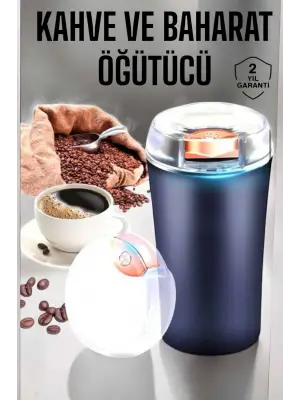 Otomatik Kahve Ve Baharat Öğütücü Kolay Ve Taşınabilir
