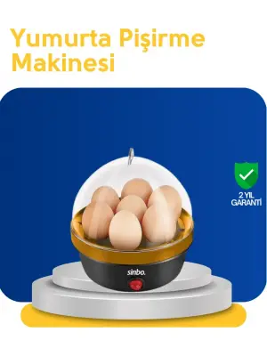 Otomatik Kapanma Özellikli Yumurta Pişirme Makinesi 7 Kapasiteli