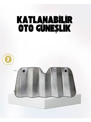 Otomobil Güneşliği – Katlanabilir Tasarım Ve Süngerli Isı Yalıtımı