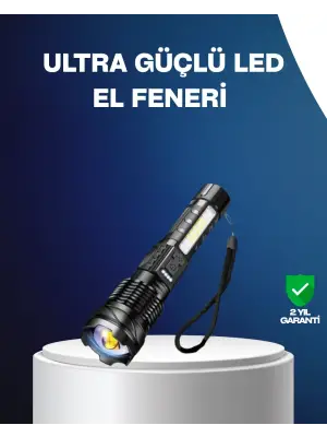 Outdoor Ve Acil Durum İçin Güçlü Led El Feneri