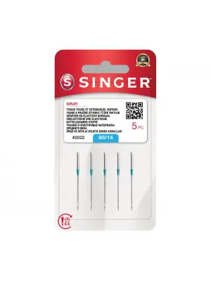 Omarı Profesyonel Kalitede Overlok İğneleri 5 Adetlik Pakette