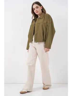 Modern Oversize Kısa Ceket
