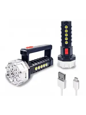 P-17 17+5 Cob Ledli Işıldak Fener