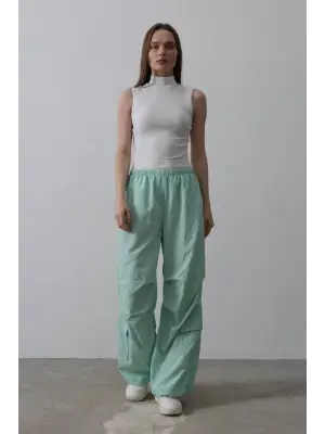 Paraşüt Cargo Pantolon - Mint