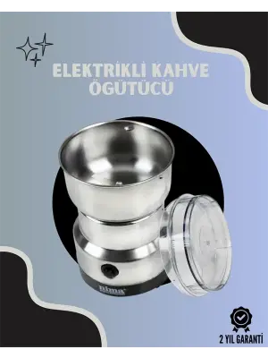 Paslanmaz Çelik Kahve Değirmeni | Düşük Gürültü, Yüksek Devir, Fındık Ve Tahıl İçin Uygun
