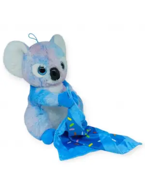 Peluş Battaniyeli Koala 30 cm - Mavi