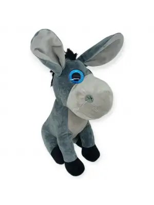 Peluş Cam Gözlü Hayvanlar 25 cm - Eşek