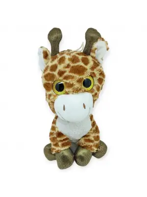 Peluş Cam Gözlü Hayvanlar 25 cm - Zürafa
