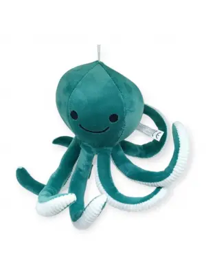 Peluş Sevimli Ahtapot 30 cm - Yeşil