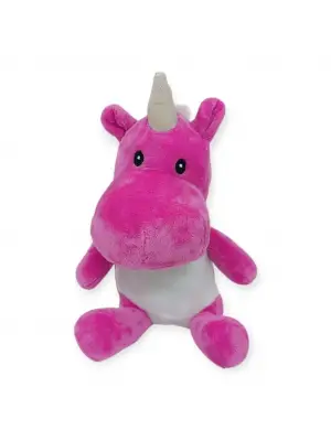 Peluş Sevimli Hayvanlar 20 cm - Koyu Pembe Unicorn