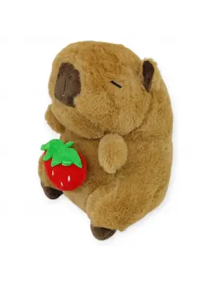 Peluş Sevimli Hayvanlar 25 cm - Kapibara Çilek